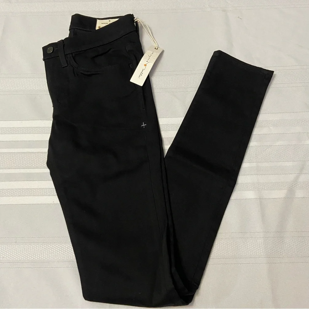 Imogene + Willie Black Womens Imogene Slim Jeans New! Sz 24* see measurements